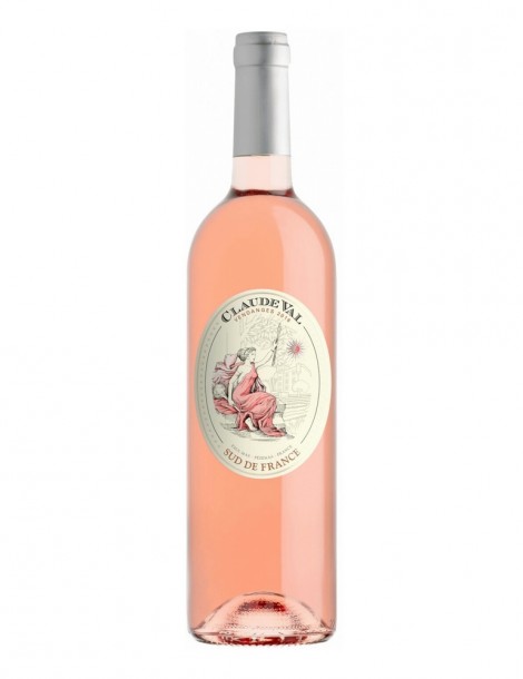 Клод Вал розовое сухое 12.5% 0,75л.